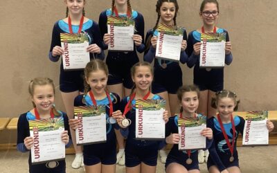 Wettkampfturnerinnen auf Medaillenjagd in Erkner