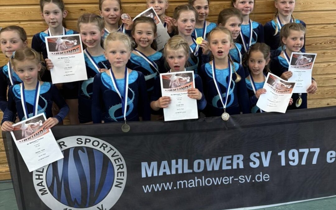 Mahlower Turnfest – Treppchenplätze für TSV Turner ( 09.05.2026)